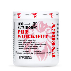 Leo Nutrition – Explosive Pre-Workout (30 Servings) | 300g | Extreme Energy, Focus & Pumps