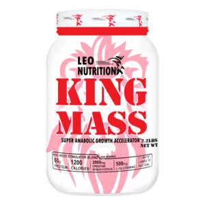 Leo Nutrition – King Mass Gainer (2.2lbs) | 60g Protein | Gourmet Chocolate