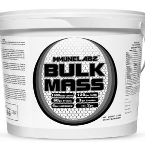 Immunelabz Nutrition – Bulk Mass Gainer (4Kg) | 60g Protein | Gourmet Chocolate