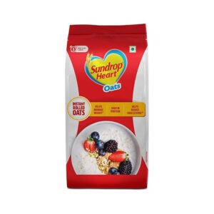 Sundrop Heart – 100% Natural Rolled Oats (1kg) | High Fibre | Heart Healthy | Daily Breakfast Oats