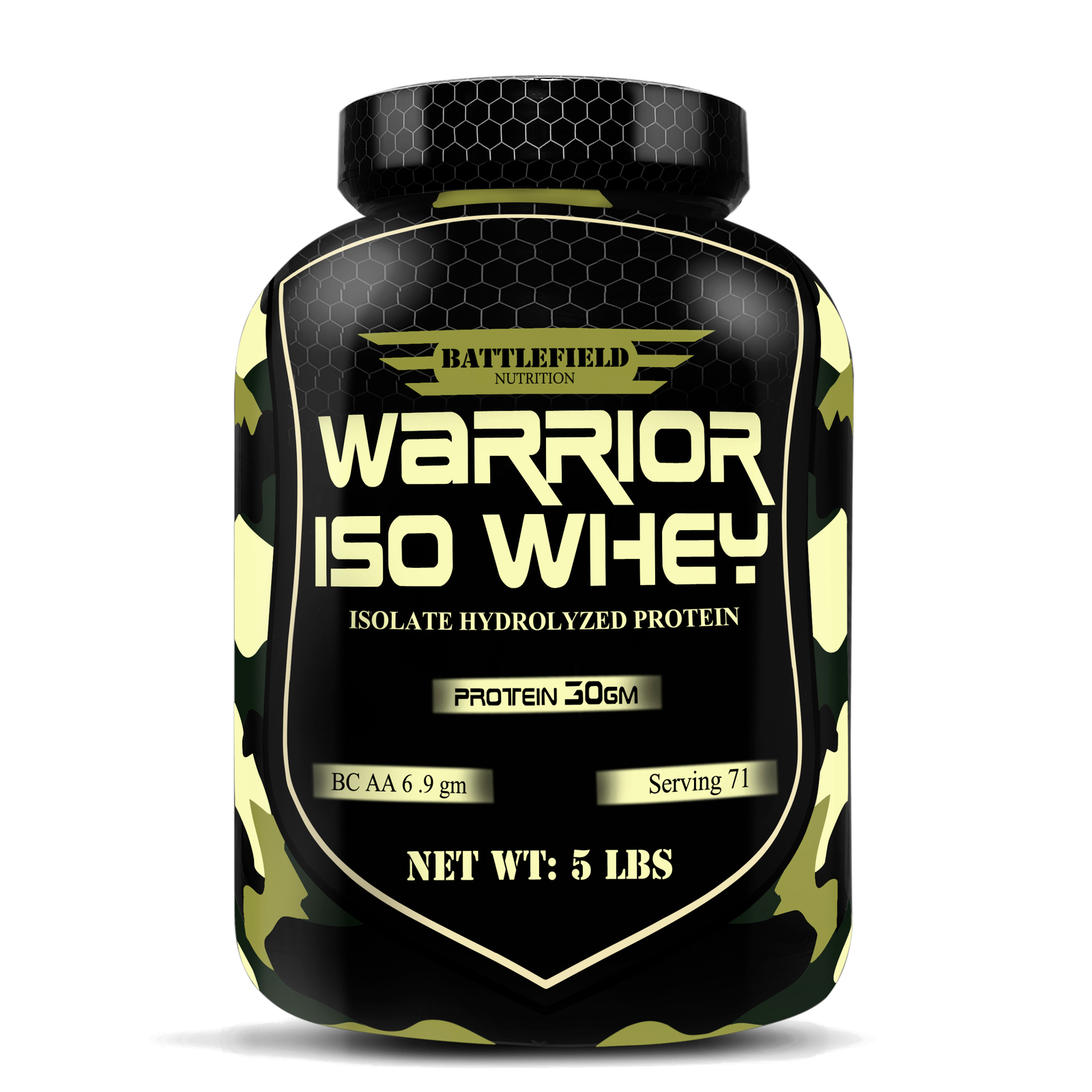 Battlefield Nutrition - Warrior Iso Whey Protein (5Lbs)
