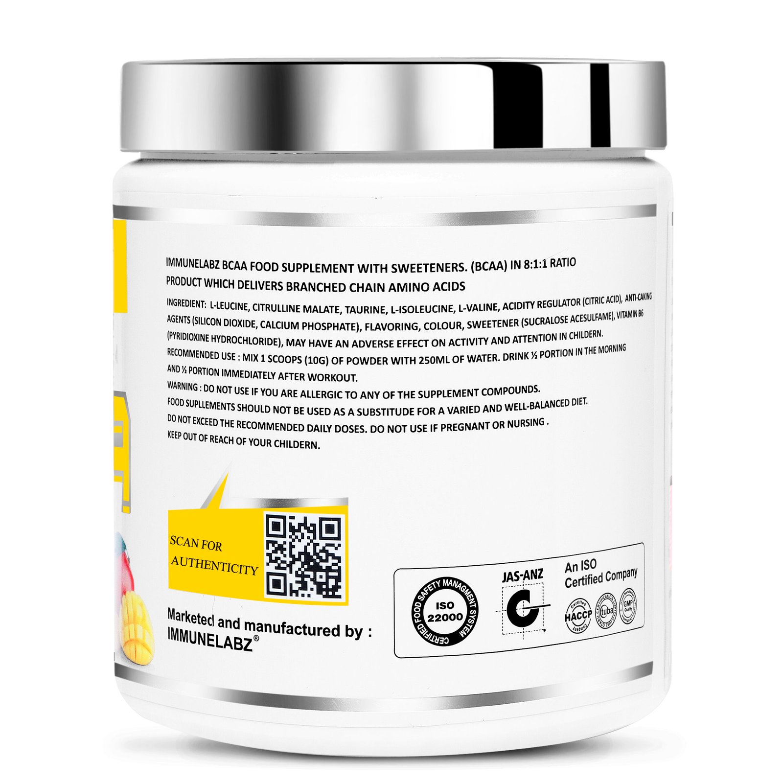Immunelabz Nutrition - BCAA (300g) - Image 3