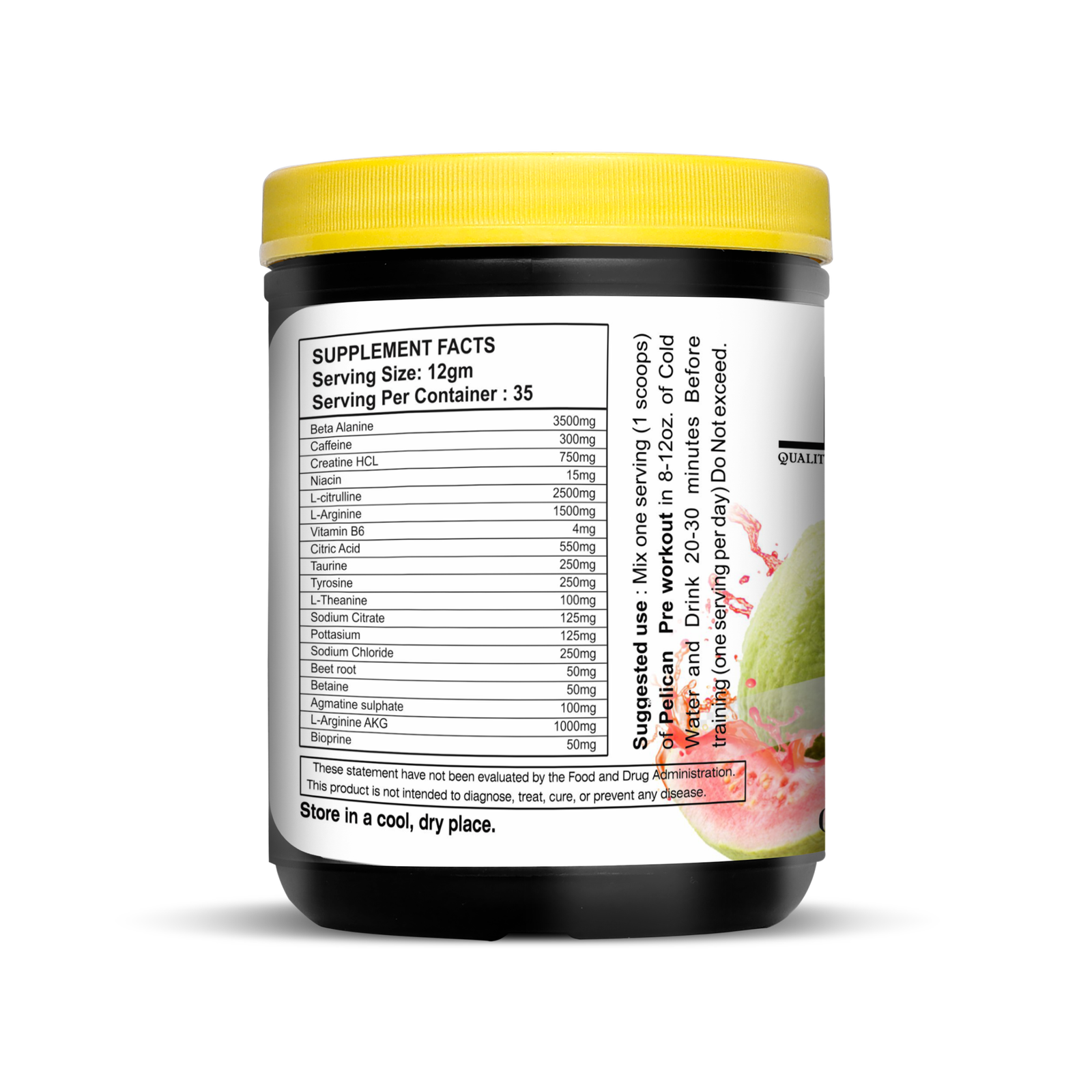 Pelican Nutrition – Stim Pre-Workout | (420g) - Image 3