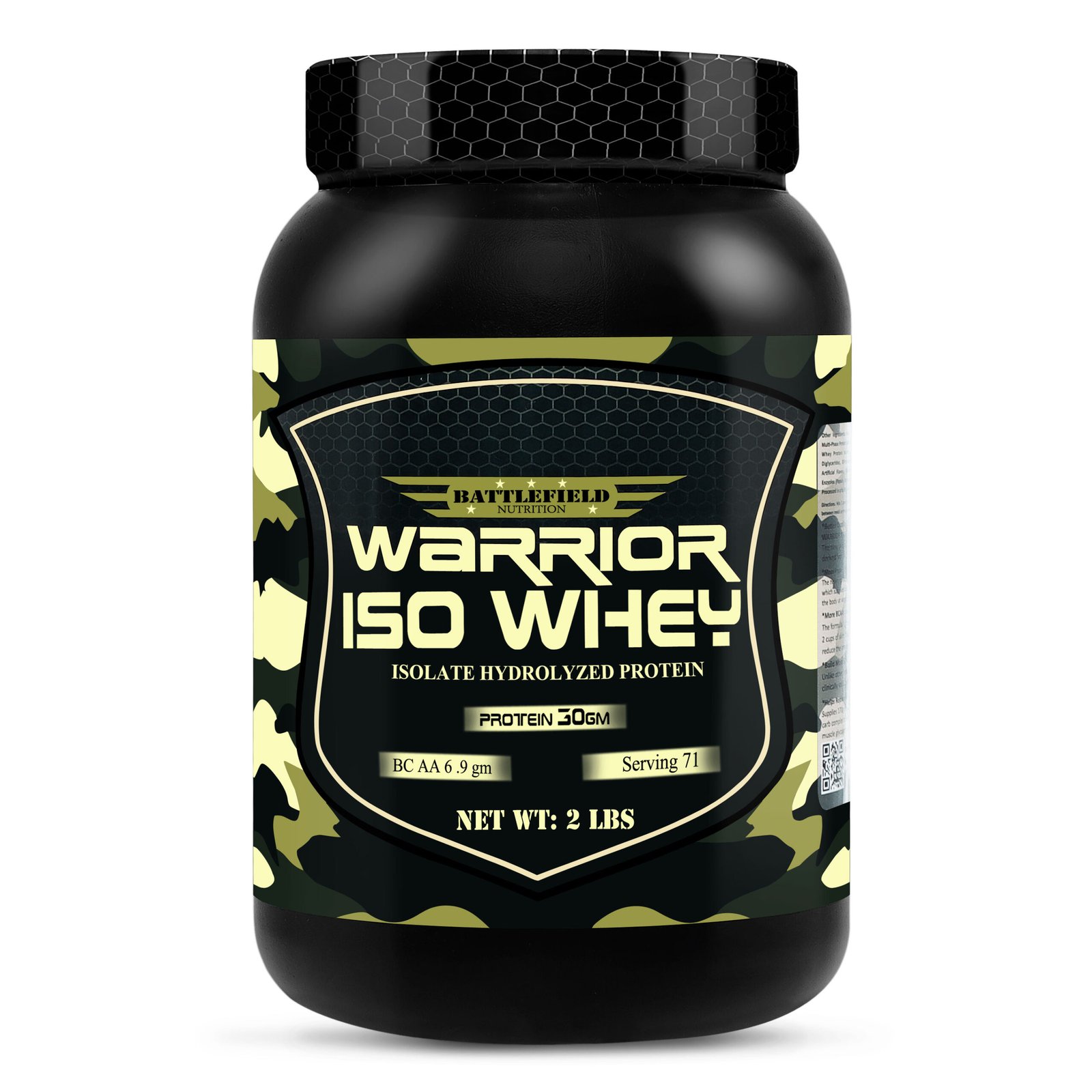 Battlefield Nutrition - Warrior Iso Whey Protein (5Lbs) - Image 2