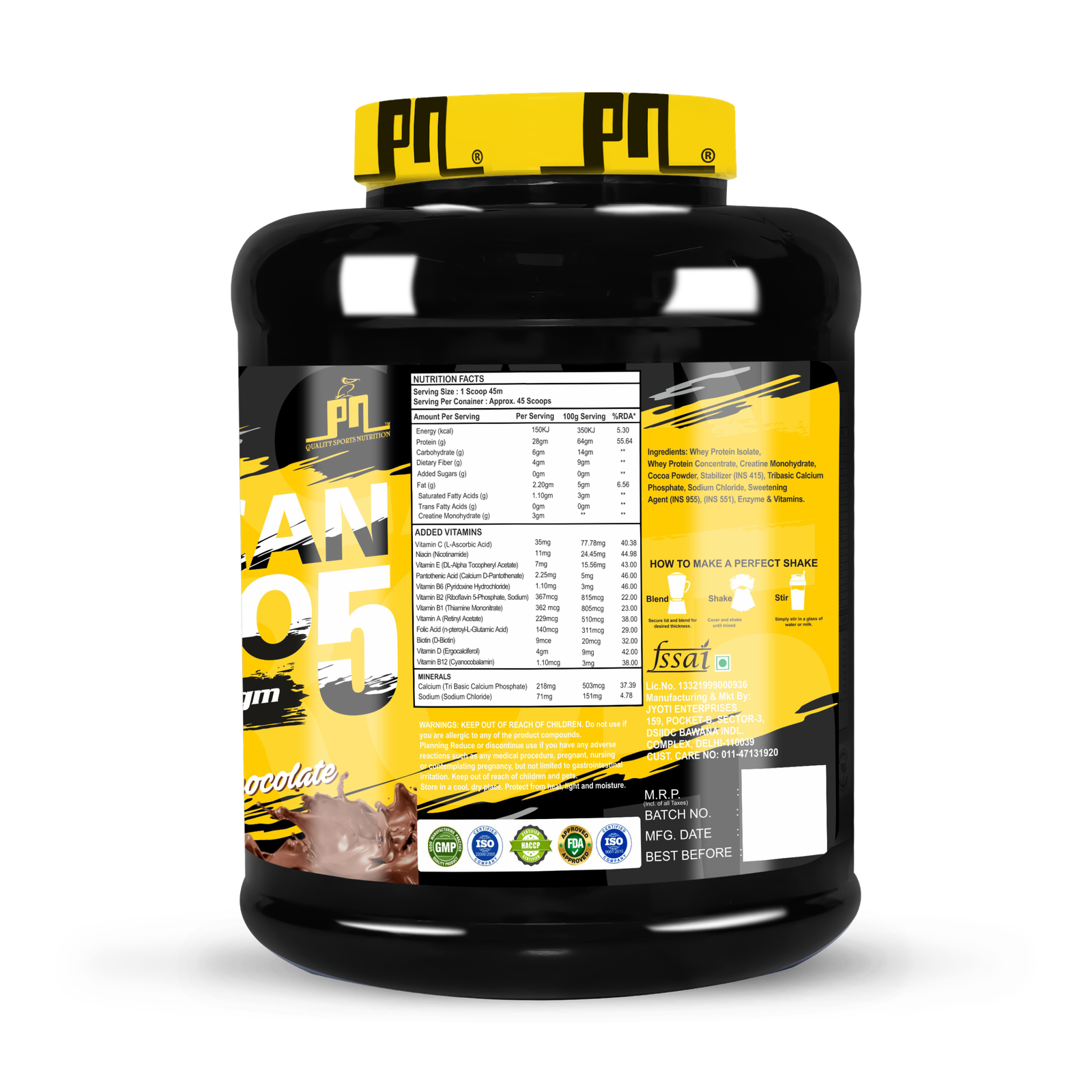 Pelican Nutrition - Nitro-5 Protein 28gm - Image 3