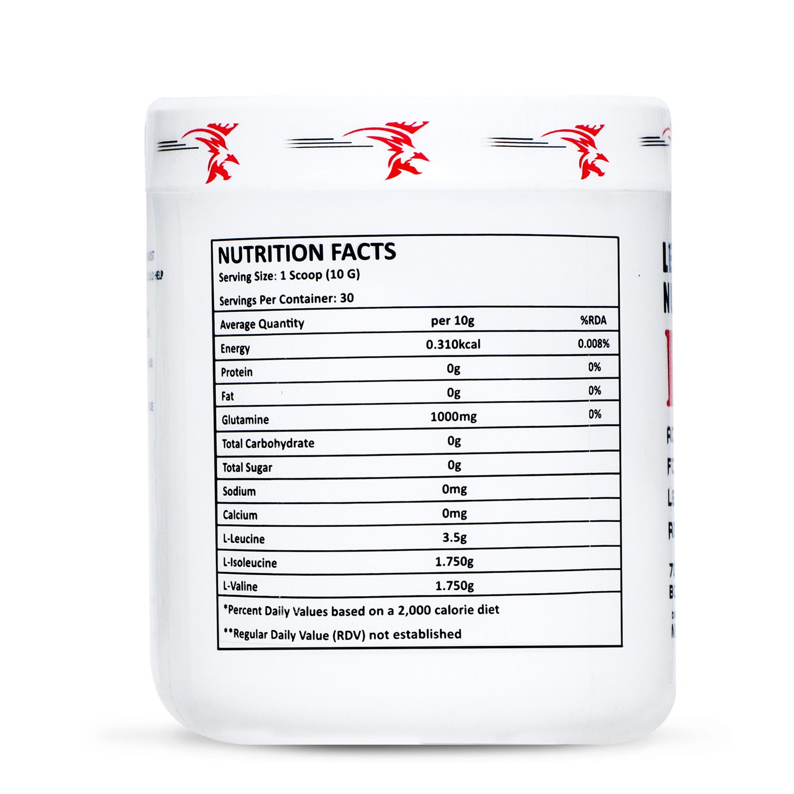 Leo Nutrition BCAA | Advanced Amino Acid Formula for Muscle Recovery & Performance Support | 300g - Image 2