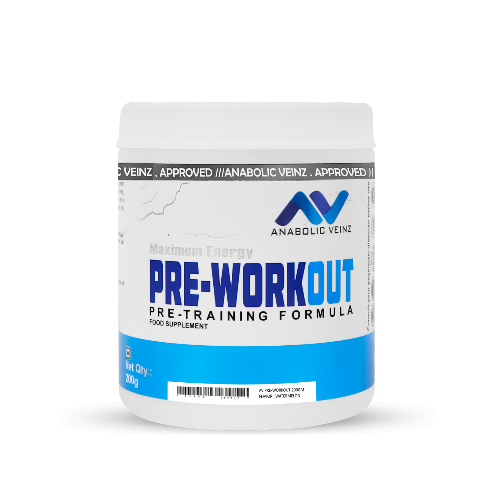 Anabolic Veinz Nutrition - Pre-Workout | (200g)