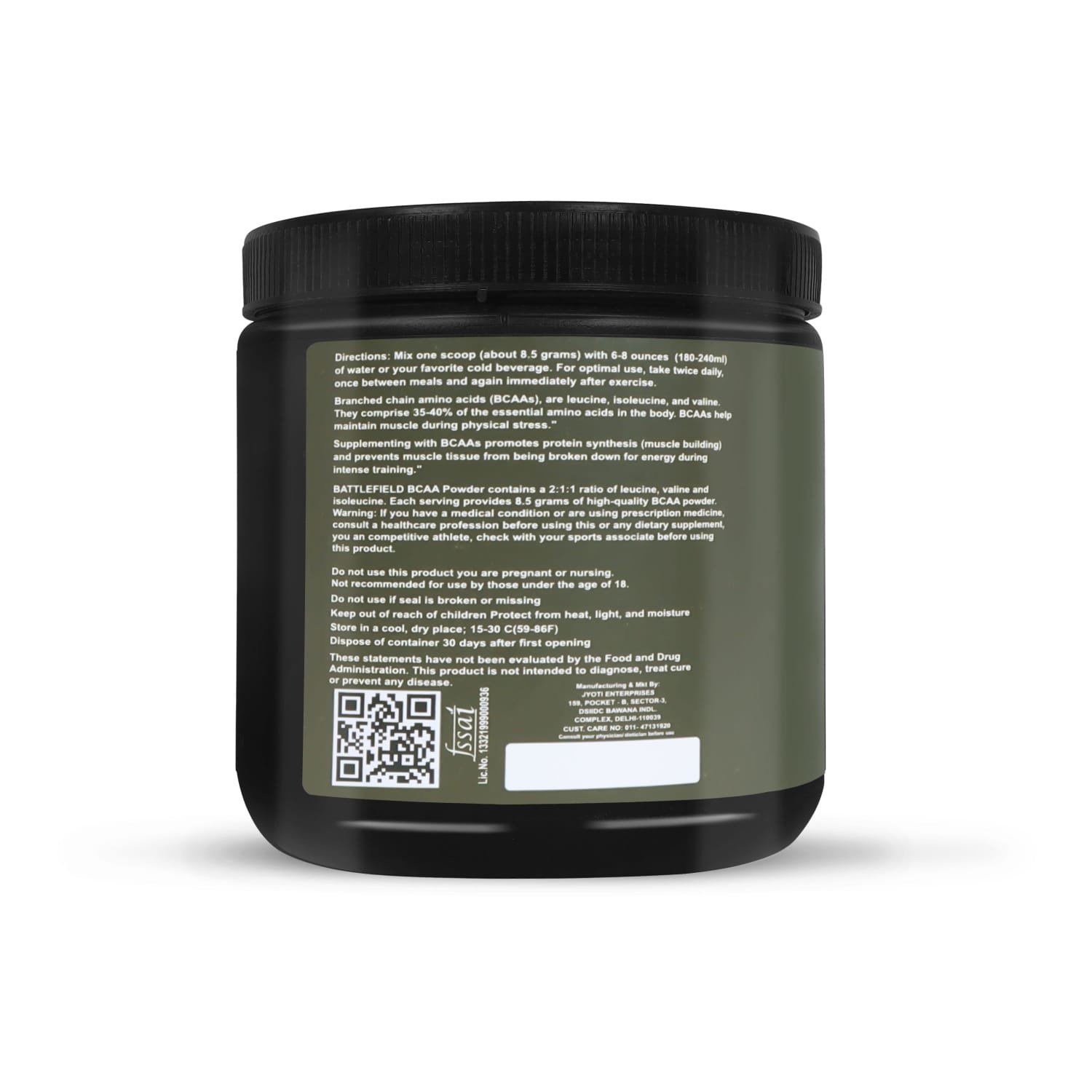 Buy Battlefield Nutrition – Barrett Quality Mass Gainer 6Lbs + Recovery BCAA 250g + Max Protein Bar Combo - Image 5