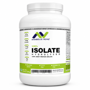 Anabolic Veinz Nutrition Hydrolyzed Isolate Protein | Advanced Fast Absorbing Whey Formula for Lean Muscle Growth & Faster Recovery Support | 1.81Kg