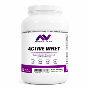 Anabolic Veinz Nutrition Active Whey Protein | Advanced Protein Formula for Lean Muscle Growth & Faster Workout Recovery Support | 2Kg
