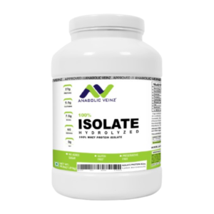 Anabolic Veinz Nutrition - Isolate Hydrolyzed Protein | (1.81Kg) | 27g Protein | Free Shaker