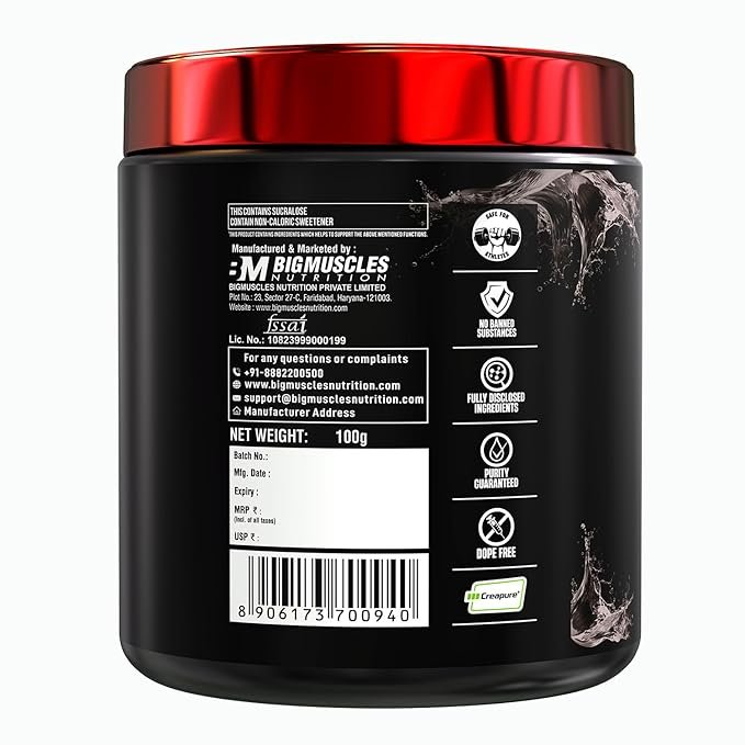 Bigmuscle Creagen Creatine 100gm - Image 4