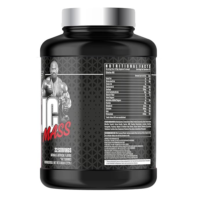 Dexter Jackson Black Series Anabolic | Premium Lean Mass Gainer | Double Chocolate Flavor | 22 Serving, 6Lbs - Image 3