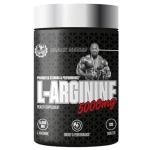 Dexter Jackson Signature Series Black Series L-Arginine - 5000Mg | Health Supplement | 30 Servings, 120 Tablets