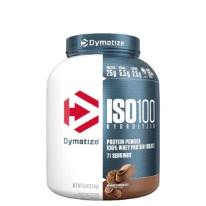 Dymatize Nutrition ISO 100 Whey Protein Powder with Hydrolyzed 100% Whey Protein Isolate, 5 lbs, 2.3 Kg