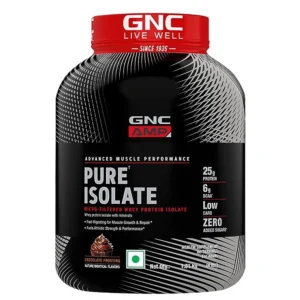 GNC AMP Pure Isolate Protein Powder | Low Carbs With Zero Added Sugar | 1.81kg
