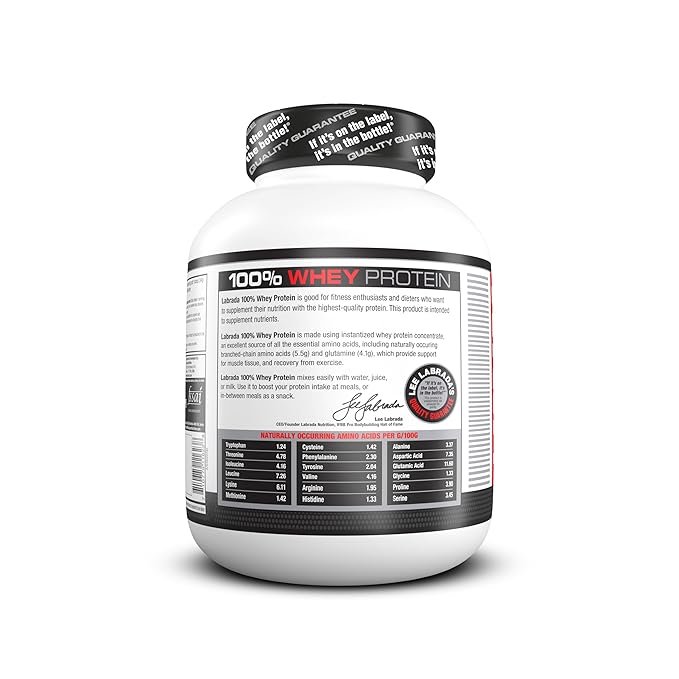 Labrada 100% Whey Protein 5lbs | Advanced Protein Formula for Lean Muscle Growth & Recovery - Image 3
