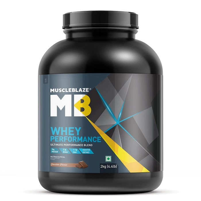 MuscleBlaze Whey Performance Protein Powder Blend 2Kg