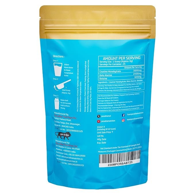 Myfitness CBB H2O | Creatine Monohydrate | Beta Alanine | Betaine | 150g - Image 2