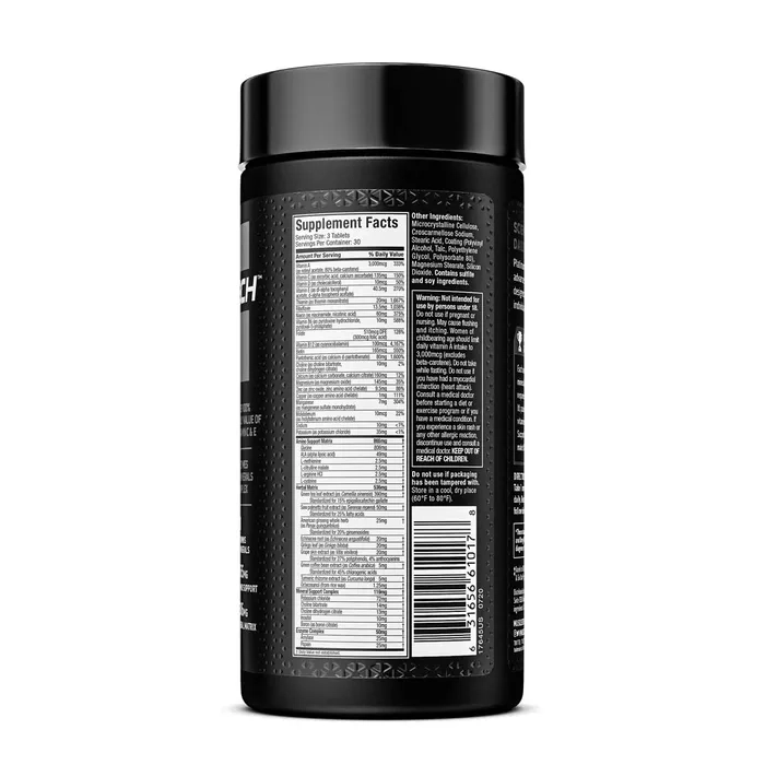 MuscleTech Platinum Multivitamin Tablets, 18 Vitamins & Minerals, 240mg Herbal Matrix (60 Tablets) - Image 4