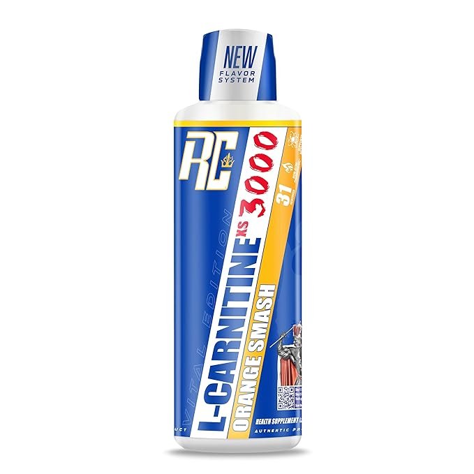 Ronnie Coleman Signature Series L-Carnitine XS 3000mg Liquid, Orange Smash (31 Servings, 465ml)