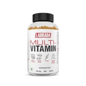 Labrada MultiVitamin (10 Vitamins, 7 Minerals, Gingko Bilboa Extract, Panax Ginseng, Lycopene, 3 Enzymes, Once Daily), 100 Tablet Count