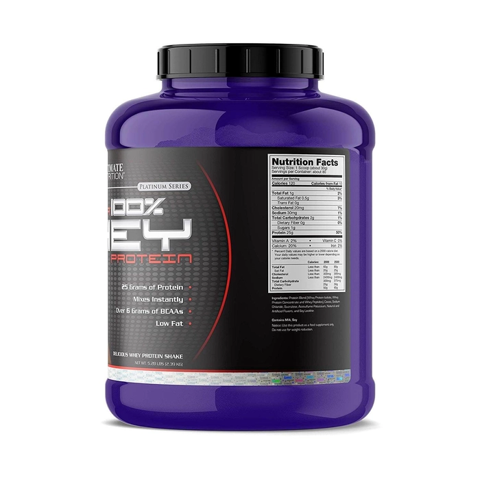 Ultimate Nutrition Prostar 100% Whey Protein, 5.28 lbs, 2.39 kg - Image 2