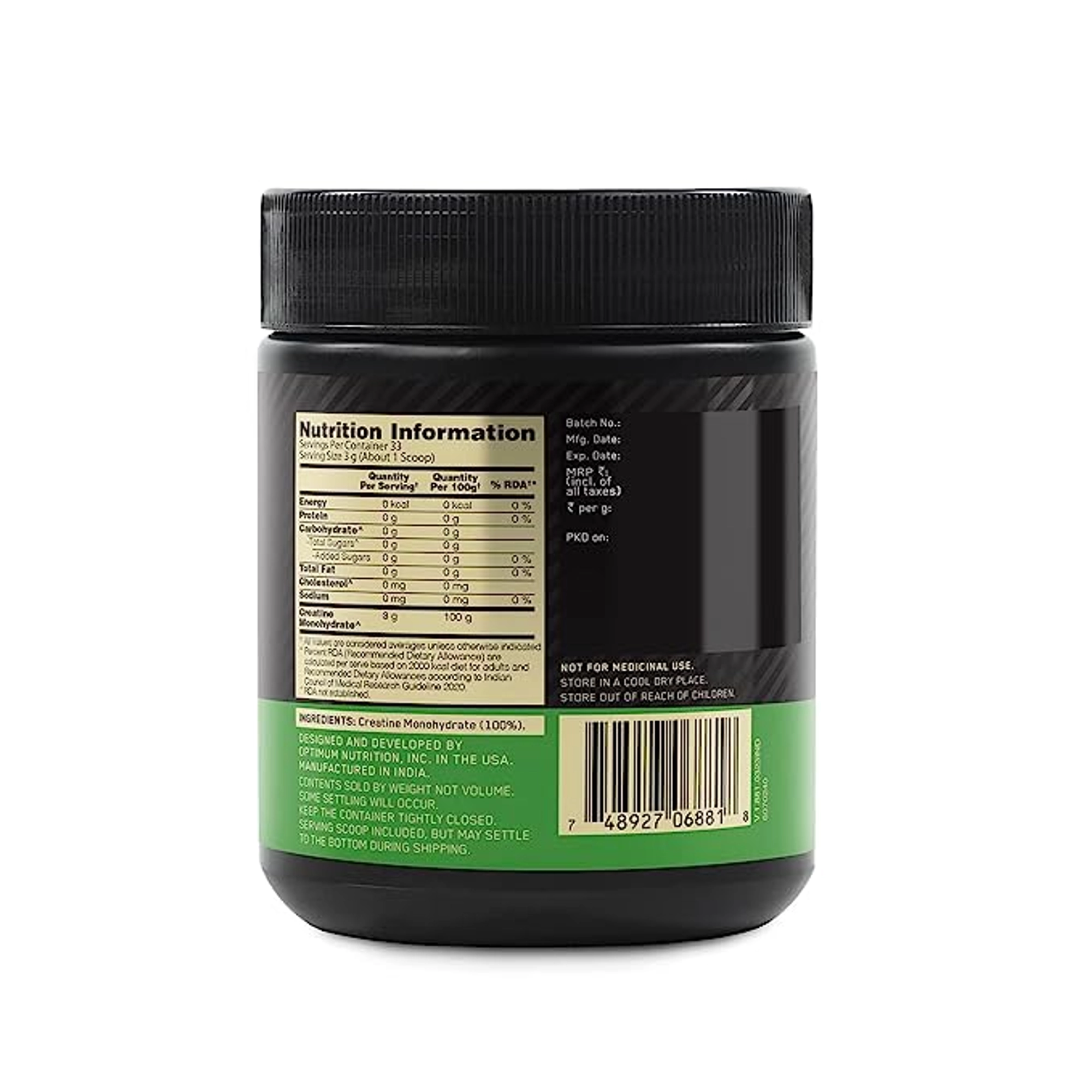 Optimum Nutrition (ON) Micronized Creatine Monohydrate Powder - Image 5