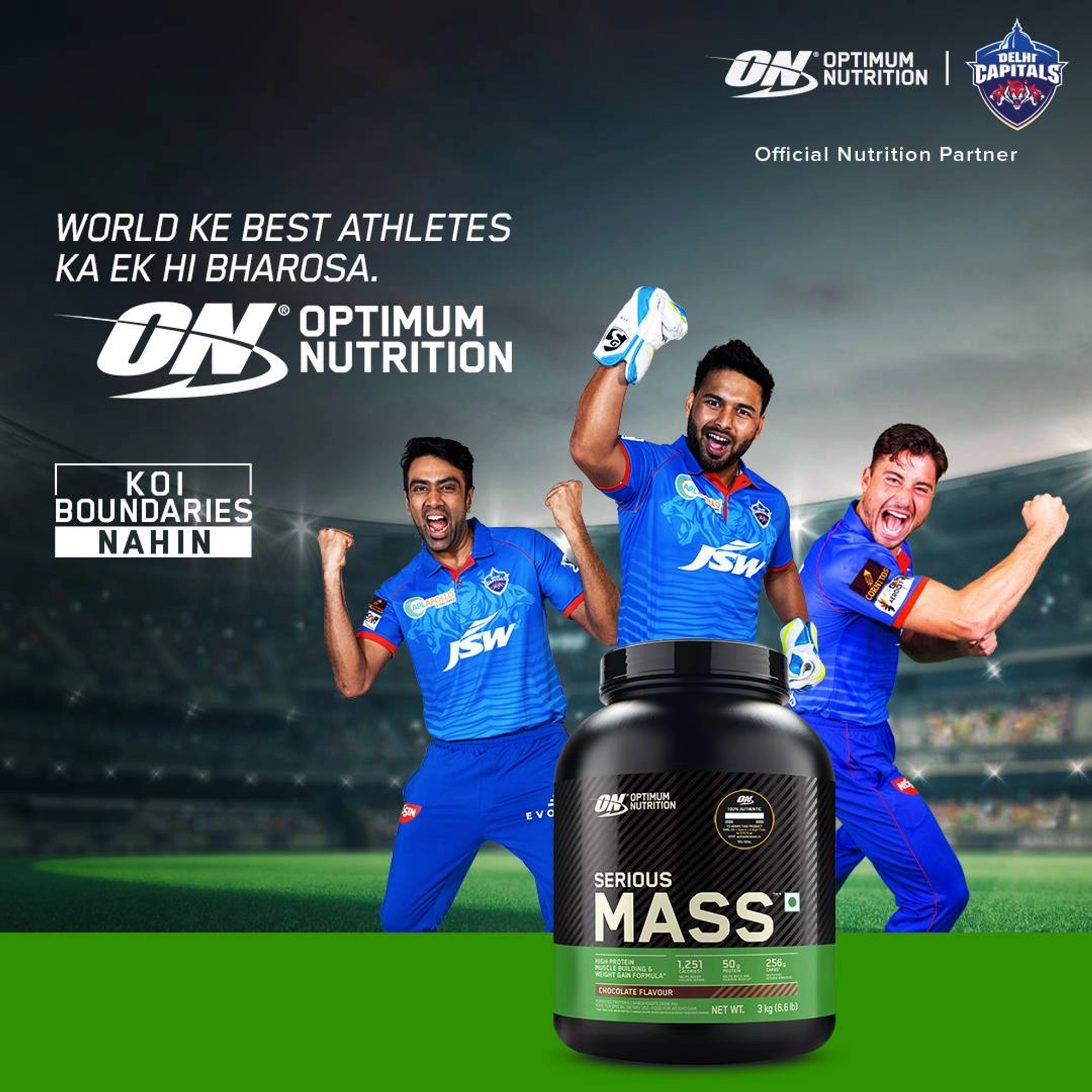 Optimum Nutrition (ON) Serious Mass - Weight Gainer Powder 3kg - Image 3