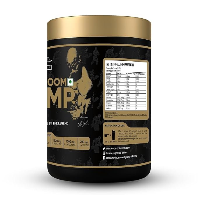 Kevin Levrone Shaaboom Pump Pre-Workout Supplement | 6000mg Citrulline, 3000mg Beta-Alanine, 400mg Caffeine - Image 2