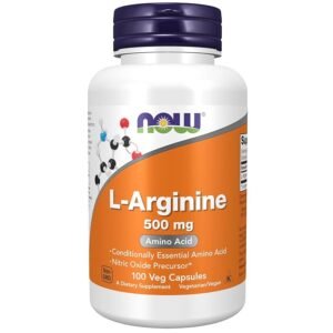 Now Foods L-arginine 500mg - Pack of 100 Capsules