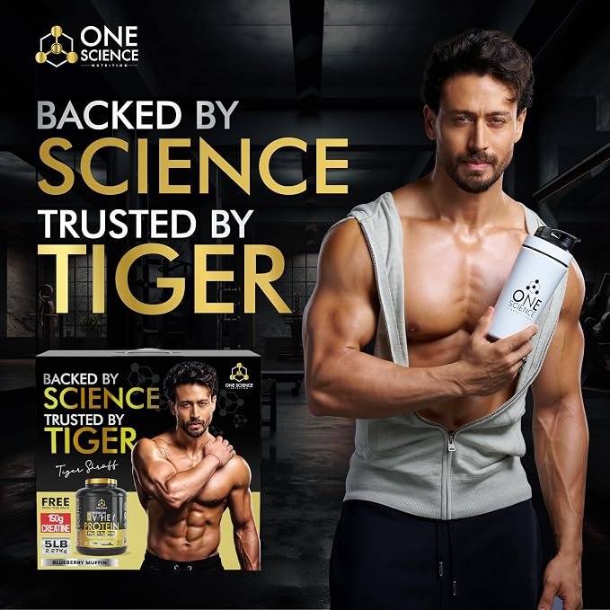 One Science Nutrition Whey Protein Combo | Gluten Free | 25g Protein/Scoop | Muscle Gain | Strength & Exercise Recovery | Free 150g Creatine - Image 5