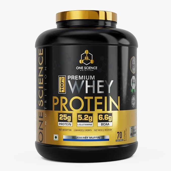 One Science Nutrition Whey Protein Combo | Gluten Free | 25g Protein/Scoop | Muscle Gain | Strength & Exercise Recovery | Free 150g Creatine - Image 2
