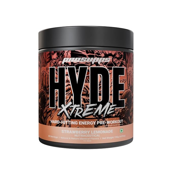 ProSupps Hyde Xtreme Blue Razz High Stim Pre Workout | 30 Servings | Dual Stimulant Energy, 1000 mg Creatine HCl, 2500 mg Beta-Alanine, Sugar Free, Vegan, No FD&C Dyes, Gluten Free, Soy Free - Image 9