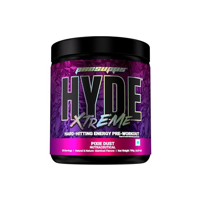 ProSupps Hyde Xtreme Blue Razz High Stim Pre Workout | 30 Servings | Dual Stimulant Energy, 1000 mg Creatine HCl, 2500 mg Beta-Alanine, Sugar Free, Vegan, No FD&C Dyes, Gluten Free, Soy Free - Image 10