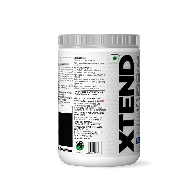 XTEND Original BCAA Powder | 7g BCAAs in 2:1:1 Ratio | Intra Workout Support with Glutamine & Electrolytes | Amino Acids for Hydration & Muscle Recovery | 30 Servings - Image 4