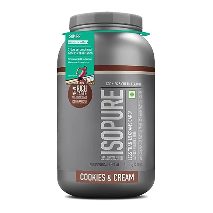 Isopure Low Carb Whey Protein Isolate Powder | 2.20lbs (1 kg) - Image 6