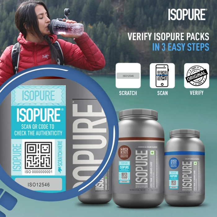 Isopure Low Carb Whey Protein Isolate Powder | 2.20lbs (1 kg) - Image 4