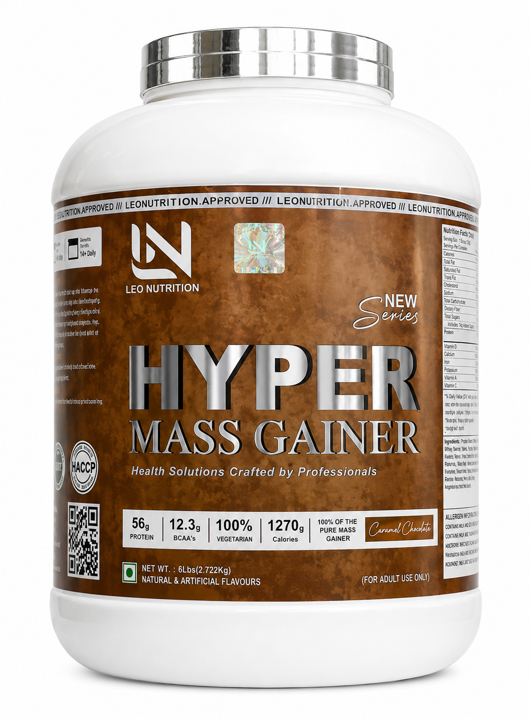 Leo Nutrition Hyper Mass Gainer | 10lbs / 6lbs