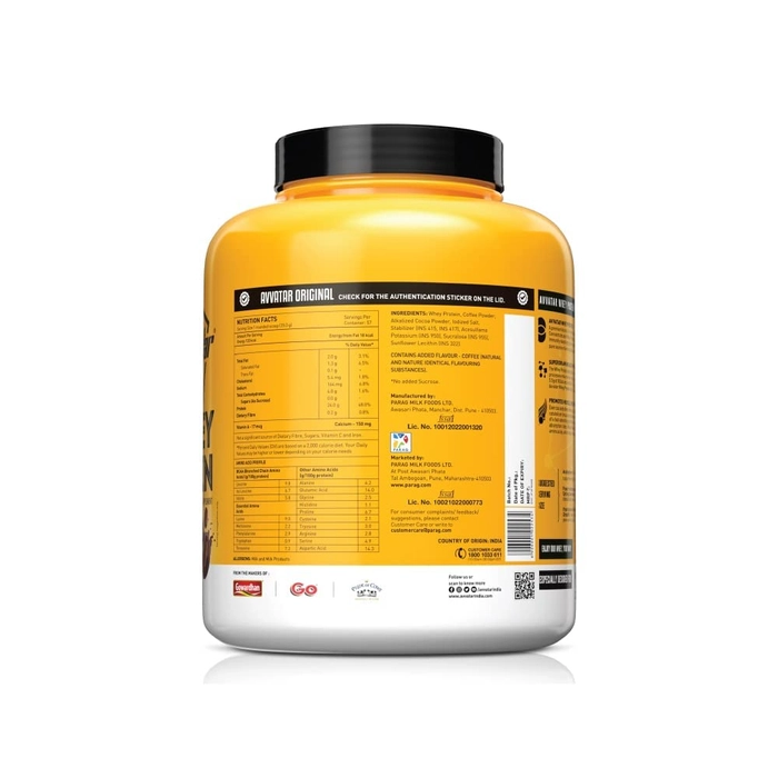 Avvatar Whey Protein | made with 100% Fresh Cow's Milk | 2KG - Image 3