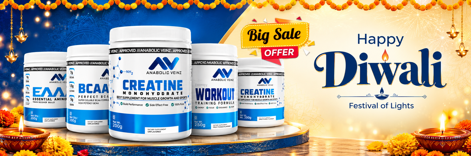 Diwali Glow Supplement Celebration